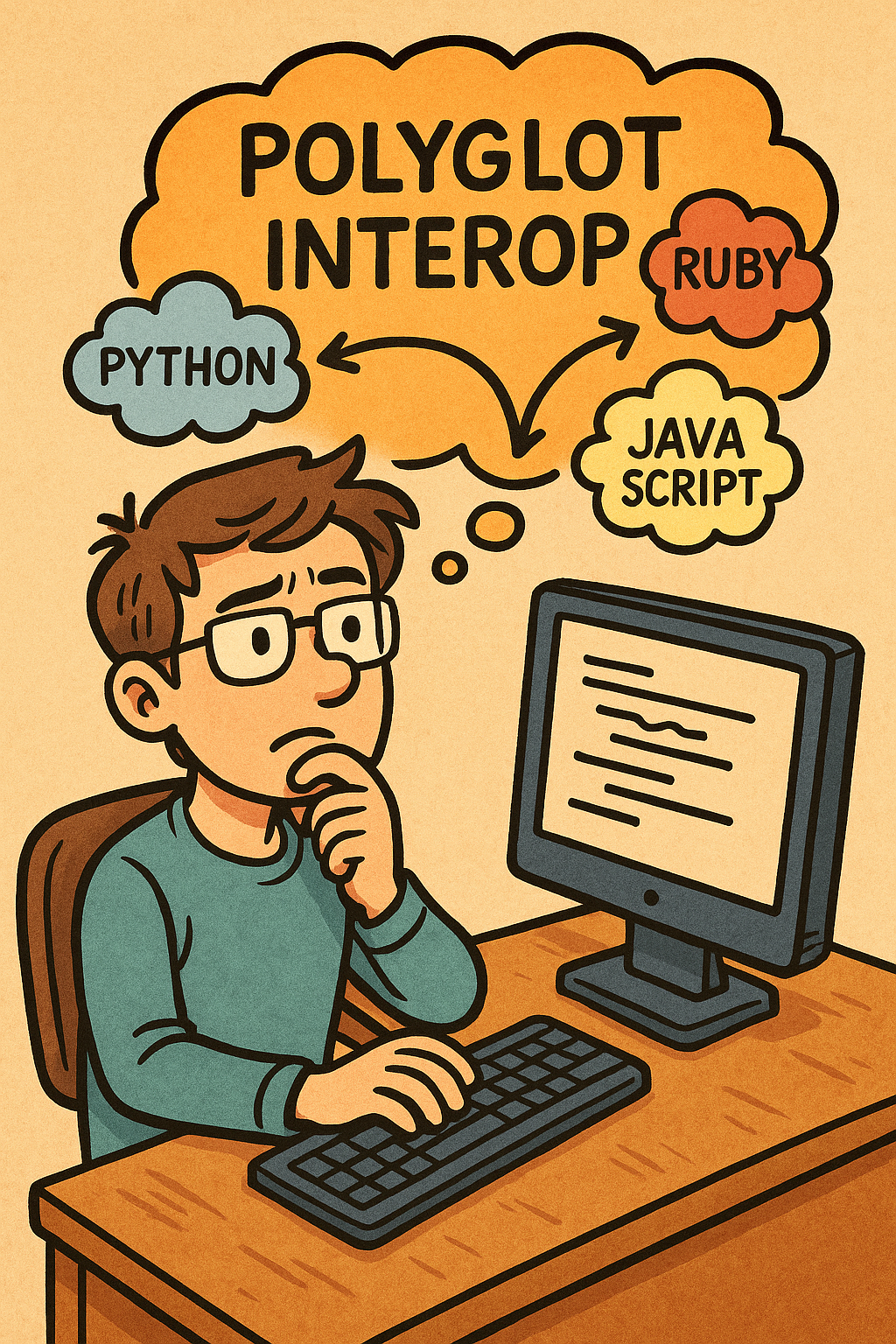 Polyglot Interop in Computer Science